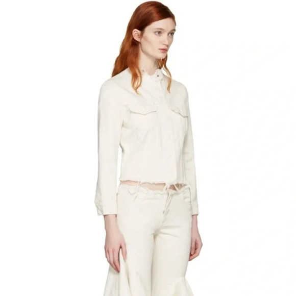 Marques Almeida denim off white jacket - Picture 2 of 9